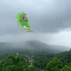 Barbacena deve ter um dia com chuva em áreas específicas