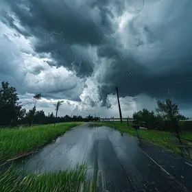 tempestades localizadas