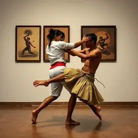 Capoeira no Museu