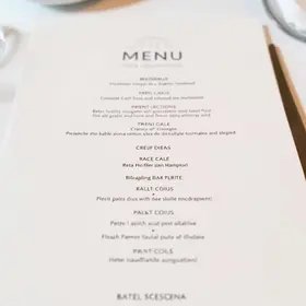 Menu Quatro Estações