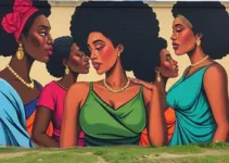 mural colaborativo mulheres negras