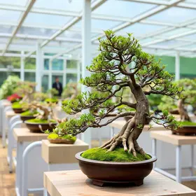 Exposição de Bonsai